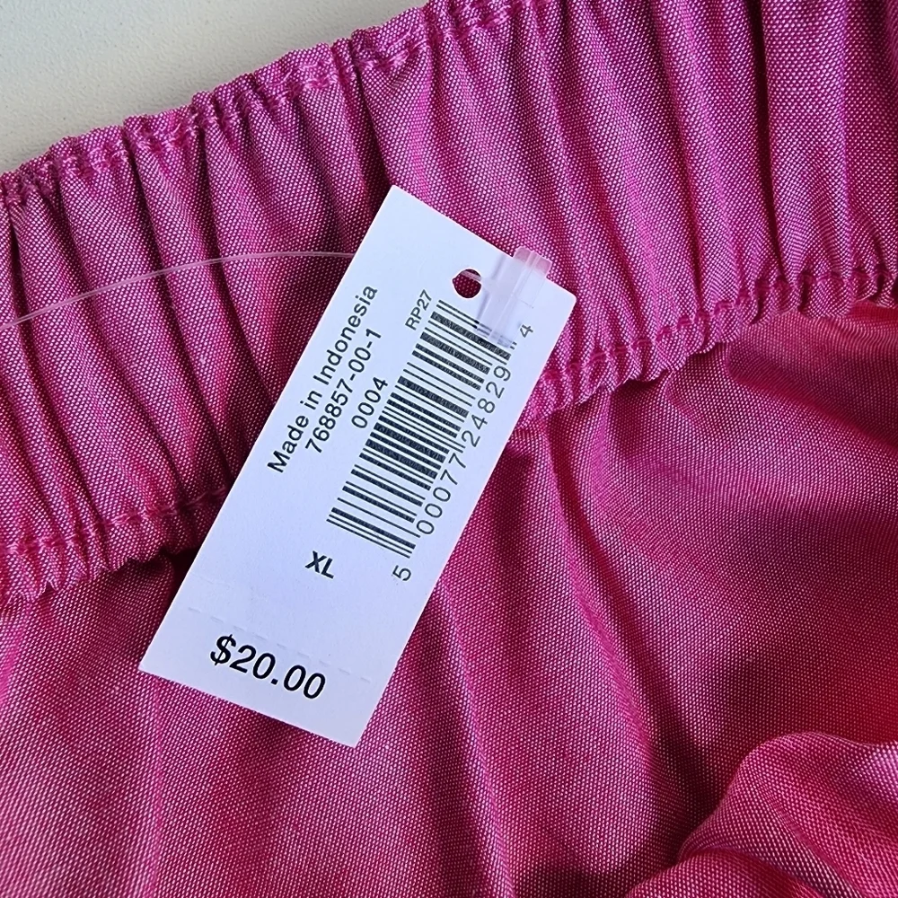 NWT Banana Republic Men's Pink Boxer 100% Cotton Shorts XL
